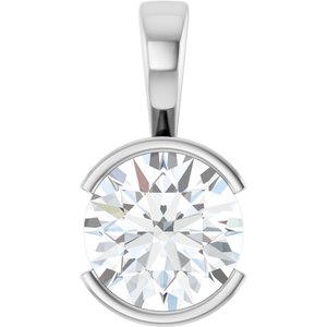 Continuum Sterling Silver 10 mm Round Charm/Pendant Mounting