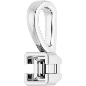 Continuum Sterling Silver 3x3 mm Square Charm/Pendant Mounting – image 4