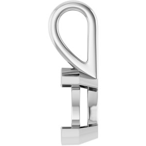 Continuum Sterling Silver 8x6 mm Pear Charm/Pendant Mounting – image 6