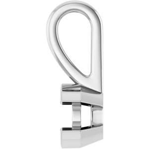 Platinum 4.1 mm Round Charm/Pendant Mounting – image 6