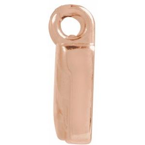 14K Rose Gold 1.2 mm Round Accented Creation of Adam Necklace Center
