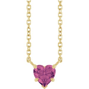 Heart Solitaire Necklace