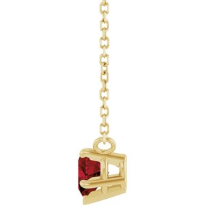 Heart Solitaire Necklace