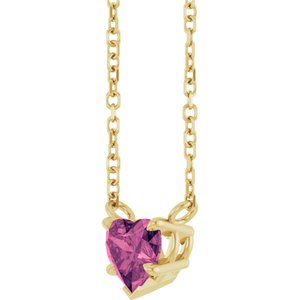 Heart Solitaire Necklace