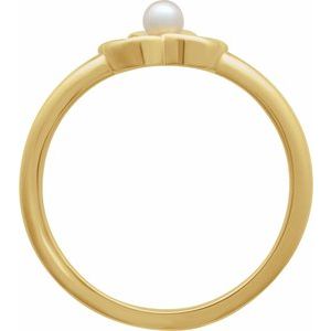 Floral Pearl Ring