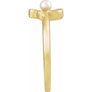 Floral Pearl Ring