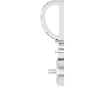 10K White Gold Accented Charm/Pendant Mounting for 6 mm Pearl – image 6