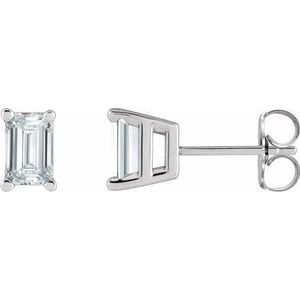 Sterling Silver 2 1/2 CTW Lab-Grown Diamond Stud Earrings