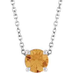 Solitaire Slide Necklace or Pendant
