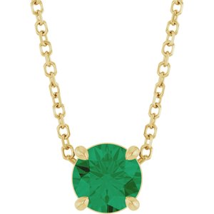 Solitaire Slide Necklace or Pendant