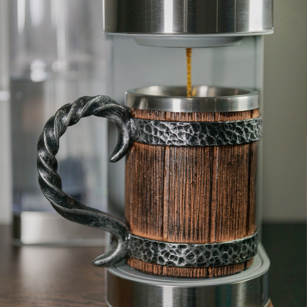 Viking Beer Barrel Tankard – 20 oz Insulated Mug