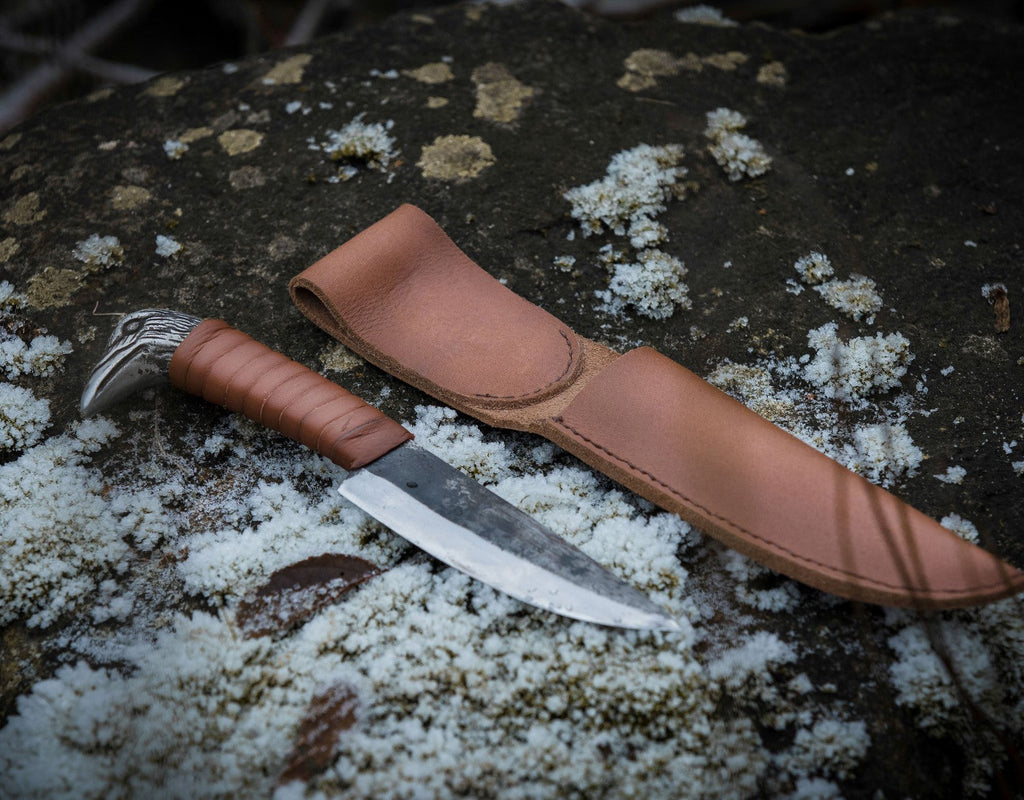 Viking Raven Knife – 5.5" Carbon Steel Blade