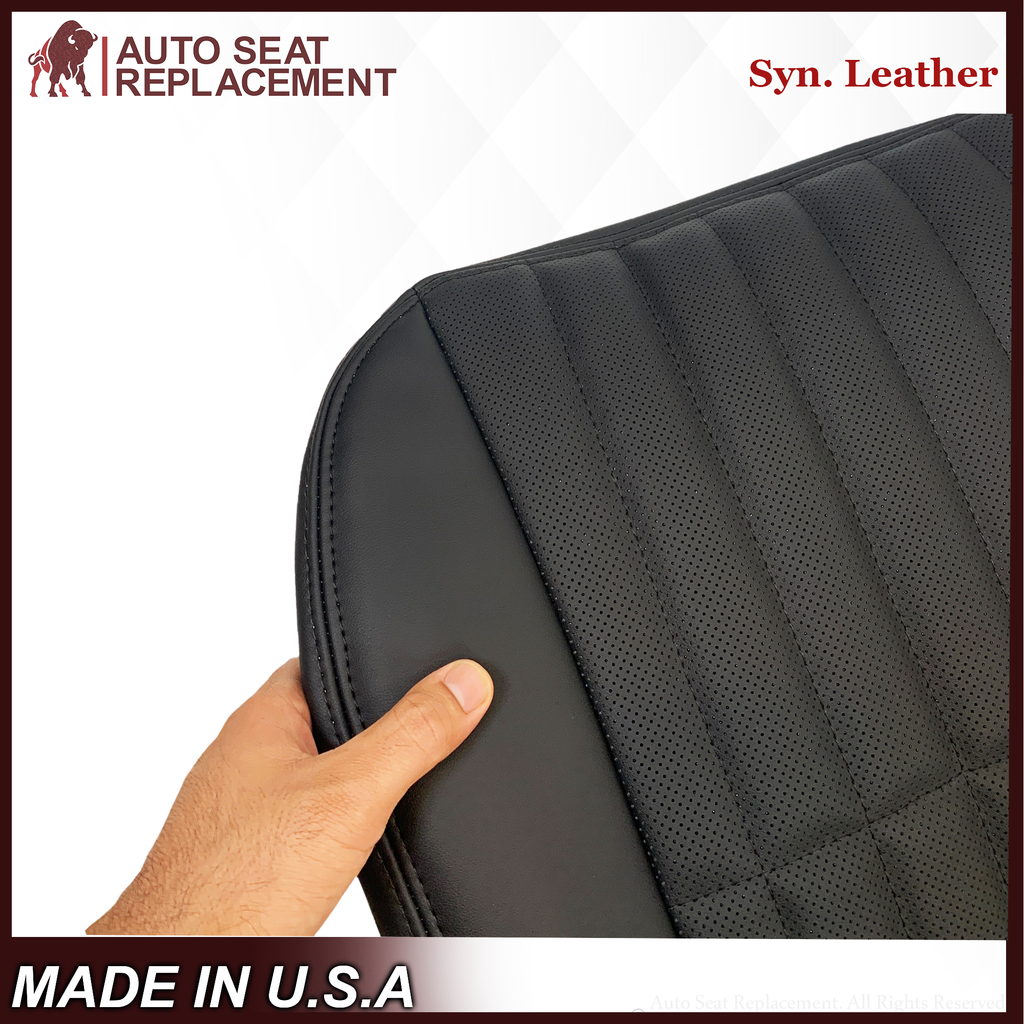 1997-2002 For Chevy Camaro SS Replacement Black Seat Covers In Synthetic Leather