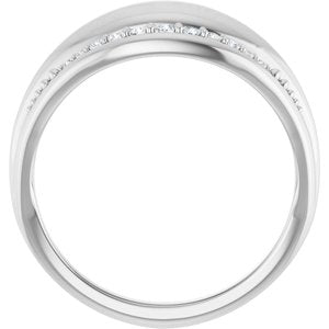 14K White Gold 1/5 CTW Natural Diamond Ring