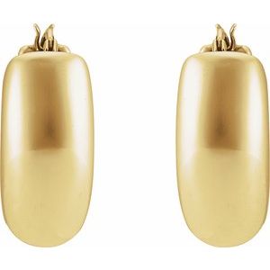 Electroform Hoop Earrings