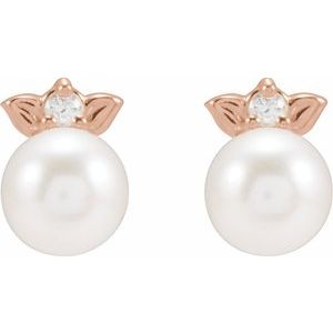 Floral Pearl Earrings