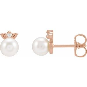 Floral Pearl Earrings