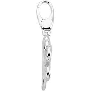 14K White Gold Octopus Charm/Pendant – image 2