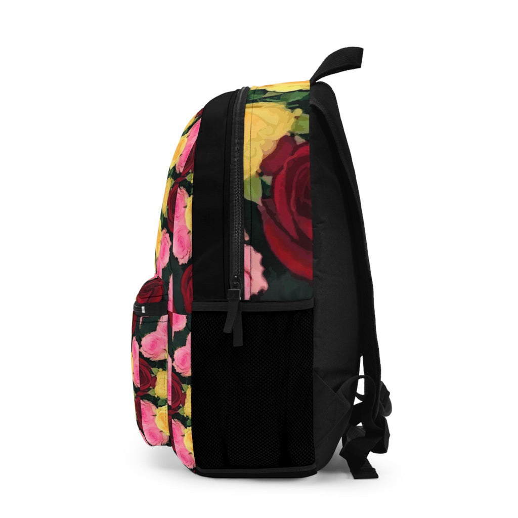 Red Rose Garden School Backpack
