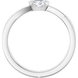 Sterling Silver 1/4 CTW Lab-Grown Diamond Ring