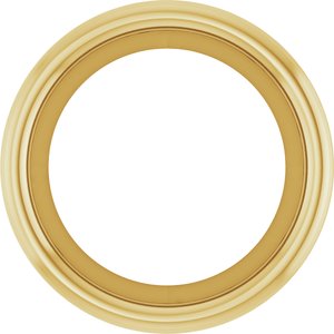 14K Yellow Gold 2.25 mm Round Low Bezel Setting