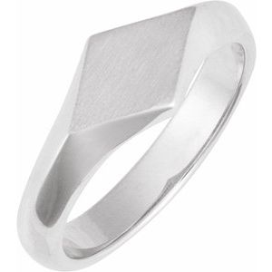 Geometric Signet Ring