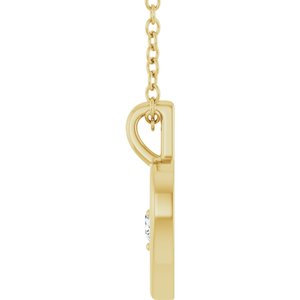 Accented Heart Necklace or Pendant