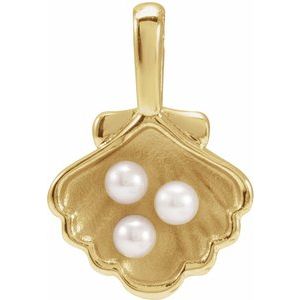 Pearl Shell Family Charm/Pendant