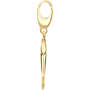 14K Yellow Gold Dolphin Charm/Pendant – image 2