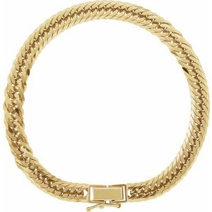 6.2 mm Diamond-Cut Curb Chain