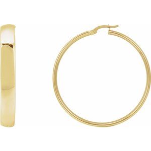 Tube Hoop Earrings
