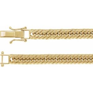 6.2 mm Diamond-Cut Curb Chain