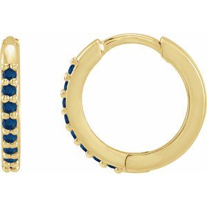 Accented Huggie Earrings