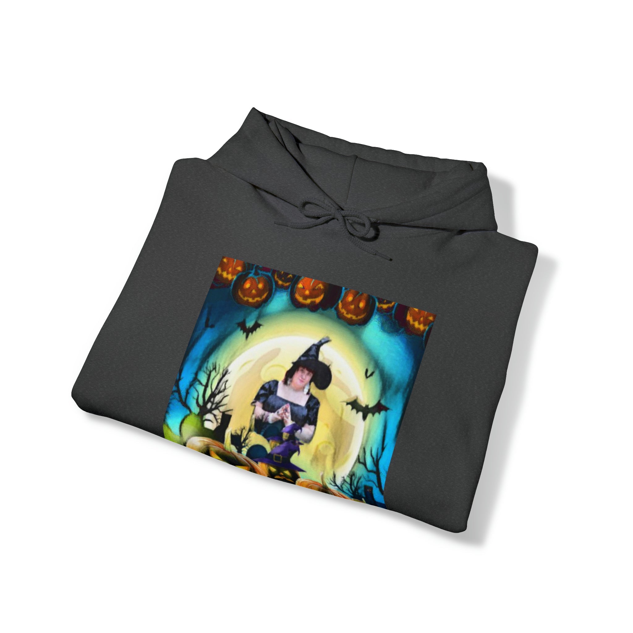 Scary Witch Unisex Heavy Blend™ Hooded Sweatshirt up to 5XL