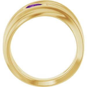 Accented Negative Space Ring