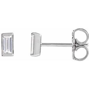 14K White Gold 1/4 CTW Natural Diamond Stud Earrings