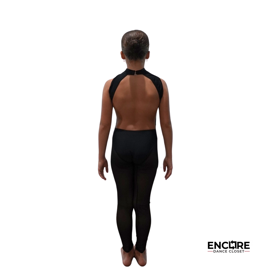 Black Mesh Unitard