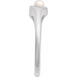 Pearl Heart Ring