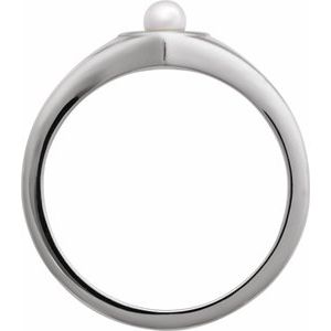 Pearl Heart Ring