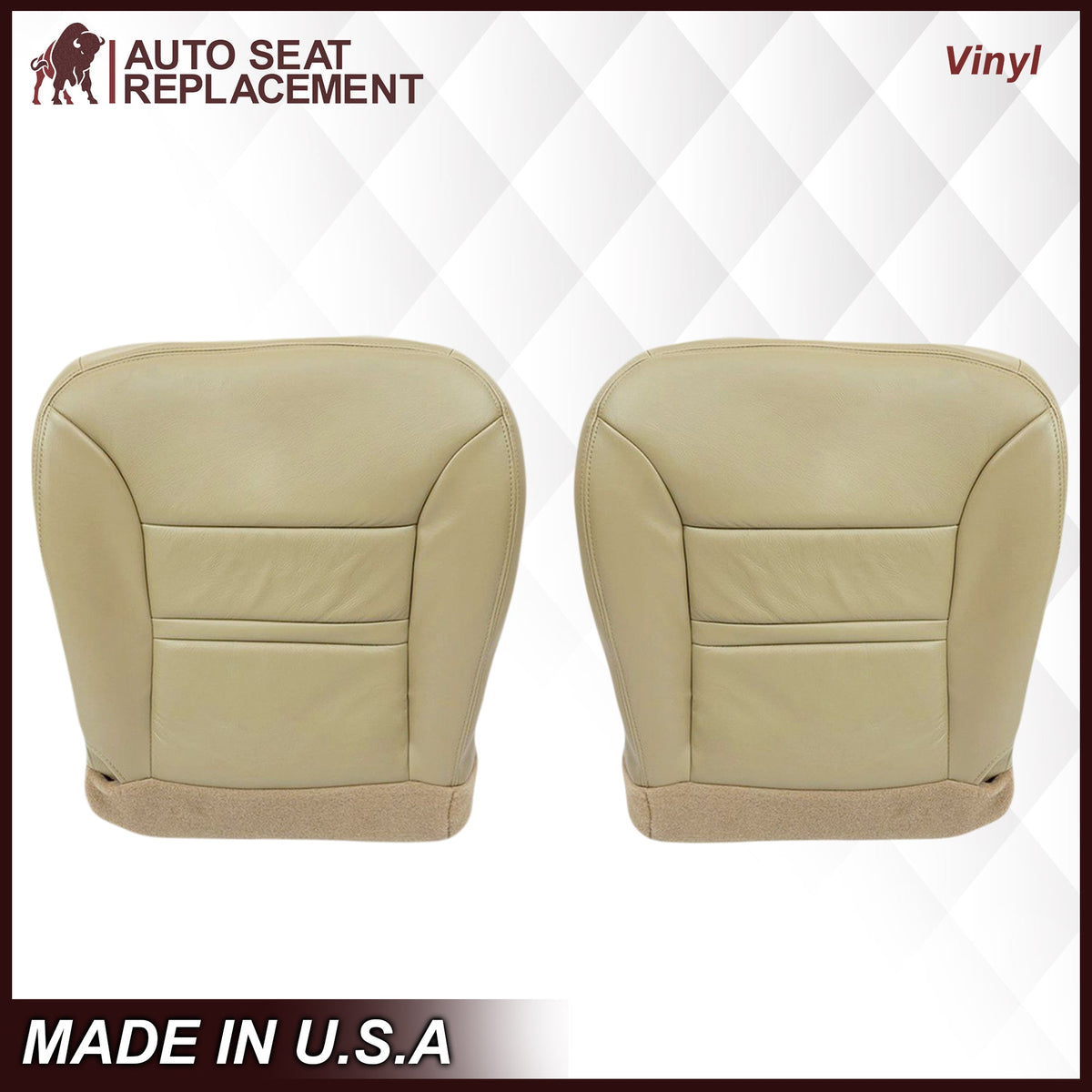 2000-2001 Ford Excursion Seat Cover in Tan: Choose From Variation