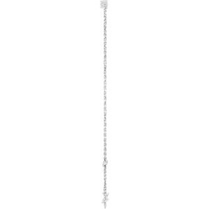 Sterling Silver Graduated 7-Stone 6 1/2-7 1/2" Bracelet Mounting – image 6
