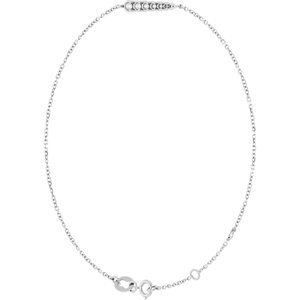 Platinum Graduated 7-Stone 6 1/2-7 1/2" Bracelet Mounting – image 4