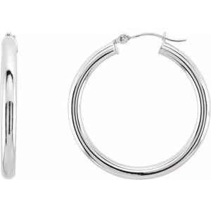 Tube Hoop Earrings