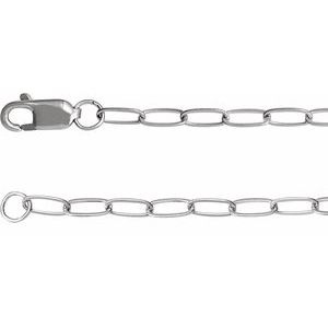 14K White Gold .03 CTW Natural Diamond Cross Charm 7" Bracelet – image 2