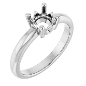 Platinum 6.5 mm Round Ring Mounting – image 2
