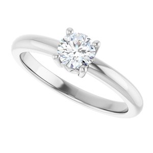 Platinum 4.8 mm Round Ring Mounting – image 8