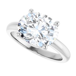 Continuum Sterling Silver 11x9 mm Oval Ring Mounting – image 8