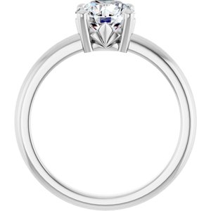 Platinum 7 mm Round Ring Mounting – image 3