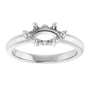 Sterling Silver 9x4.5 mm Marquise Ring Mounting – image 6