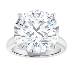 Continuum Sterling Silver 14 mm Round Ring Mounting – image 5